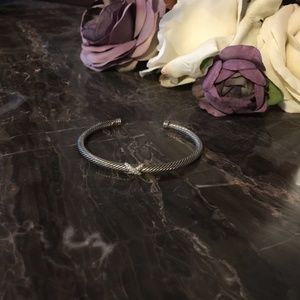 David Yurman X Bracelet with Diamonds